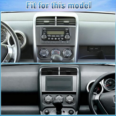 Android 15 Double Din Car Stereo ترقية راديو Honda Element 2003 2004 2005 2006، 2G+64G 10 بوصة شاشة لمس Carplay Android Auto GPS WiFi Bluetooth RDS DSP SWC Mirrorlink Mic كاميرا احتياطية in Kuwait