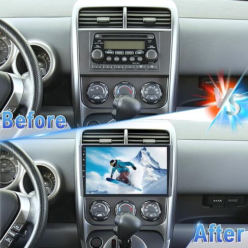 Android 15 Double Din Car Stereo ترقية راديو Honda Element 2003 2004 2005 2006، 2G+64G 10 بوصة شاشة لمس Carplay Android Auto GPS WiFi Bluetooth RDS DSP SWC Mirrorlink Mic كاميرا احتياطية in Kuwait