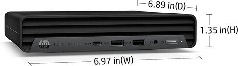 HP EliteDesk 800 G6 Mini Desktop Computer PC, Six-Core i5-10500, 16GB DDR4 RAM, 512GB SSD, Keyboard & Mouse, WiFi, Bluetooth, Windows 11 Pro (Renewed) in Saudi Arabia