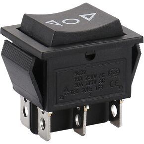 Baomain Boat Rocker Switch RK1-01 DPDT ON-Off-ON 16A 250VAC 6 Pins VDE TüV حزمة من 5 in Kuwait