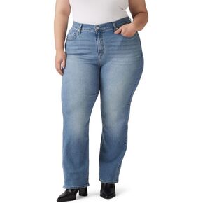 بنطلون جينز Levi's نسائي 724 مستقيم مرتفع الارتفاع، (جديد) متوسط ​​نيلي عند ارتدائه، 31 عادي in Kuwait