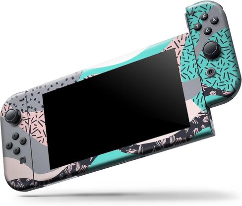 Design Skinz - Compatible with Nintendo DSi XL - Skin Decal Protective Scratch-Resistant Removable Vinyl Wrap Cover - Retro Summer Mint and Coral in Saudi Arabia