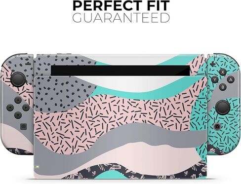 Design Skinz - Compatible with Nintendo DSi XL - Skin Decal Protective Scratch-Resistant Removable Vinyl Wrap Cover - Retro Summer Mint and Coral in Saudi Arabia