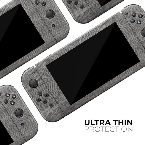 Design Skinz - Compatible with Nintendo DSi XL - Skin Decal Protective Scratch-Resistant Removable Vinyl Wrap Cover - Smooth Gray Wood V2 in Saudi Arabia