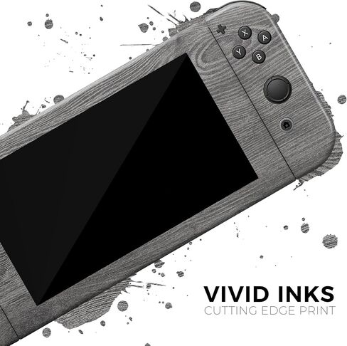 Design Skinz - Compatible with Nintendo DSi XL - Skin Decal Protective Scratch-Resistant Removable Vinyl Wrap Cover - Smooth Gray Wood V2 in Saudi Arabia