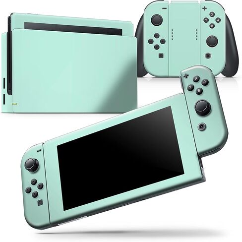 Design Skinz - متوافق مع Nintendo DSi XL - غطاء حماية من الفينيل مقاوم للخدش وقابل للإزالة - أخضر صلب رقيق in Saudi Arabia