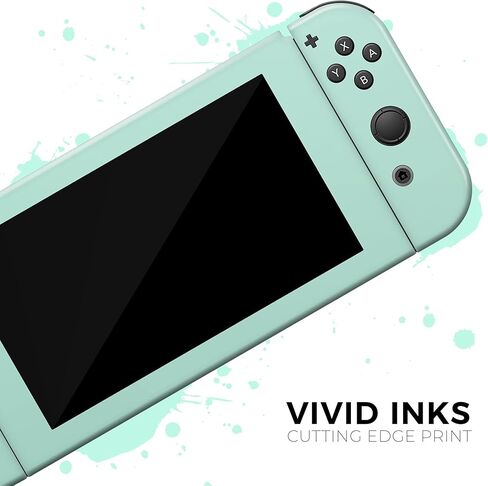 Design Skinz - متوافق مع Nintendo DSi XL - غطاء حماية من الفينيل مقاوم للخدش وقابل للإزالة - أخضر صلب رقيق in Saudi Arabia