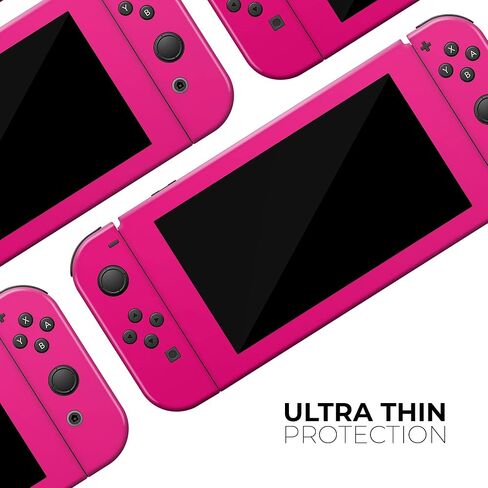 Design Skinz - Compatible with Nintendo DSi XL - Skin Decal Protective Scratch-Resistant Removable Vinyl Wrap Cover - Solid Pink V2 in Saudi Arabia
