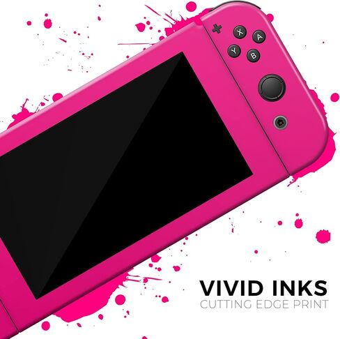 Design Skinz - Compatible with Nintendo DSi XL - Skin Decal Protective Scratch-Resistant Removable Vinyl Wrap Cover - Solid Pink V2 in Saudi Arabia