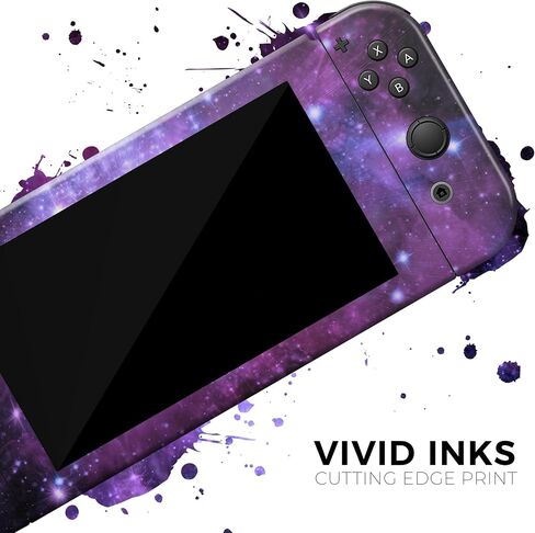 Design Skinz - Compatible with Nintendo DSi XL - Skin Decal Protective Scratch-Resistant Removable Vinyl Wrap Cover - Violet Glowing Nebula in Saudi Arabia
