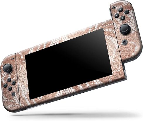 Design Skinz - Compatible with Nintendo DSi XL - Skin Decal Protective Scratch-Resistant Removable Vinyl Wrap Cover - Rose Gold Lace Pattern 14 in Saudi Arabia