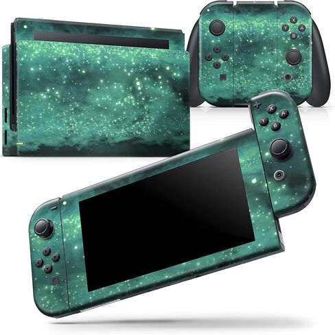 Design Skinz - Compatible with Nintendo DSi XL - Skin Decal Protective Scratch-Resistant Removable Vinyl Wrap Cover - Glowing Green Orbs of Light in Saudi Arabia