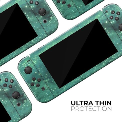 Design Skinz - Compatible with Nintendo DSi XL - Skin Decal Protective Scratch-Resistant Removable Vinyl Wrap Cover - Glowing Green Orbs of Light in Saudi Arabia
