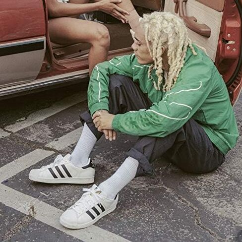 adidas Originals Superstar Sneaker, White/White/Core White, 5.5 US Unisex Big Kid in Saudi Arabia