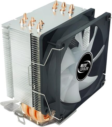HD690 CPU Air Cooler, Nickel Plated 6 Heat Pipes, 90mm PWM FanEnabled Aluminum Heatsink Cover, for AMD AM4/AM5/Intel LGA 1150/1151/1155/1200/1700/1851 in Saudi Arabia