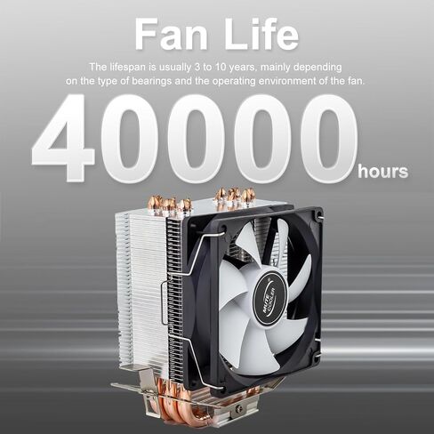HD690 CPU Air Cooler, Nickel Plated 6 Heat Pipes, 90mm PWM FanEnabled Aluminum Heatsink Cover, for AMD AM4/AM5/Intel LGA 1150/1151/1155/1200/1700/1851 in Saudi Arabia