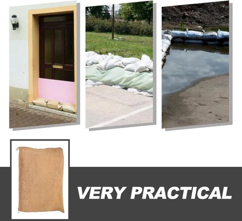 PRETYZOOM Reusable Absorbent Flood Barrier Sandbags Water-Activated Sand Bags for Flooding Control Quick Water Barrier for Home Garage Basement in Saudi Arabia