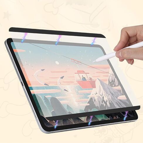 Paper-Feel Magnetic Screen Protector Compatible for iPad 10th Generation (2022), Write and Draw Like on Paper, Detachable and Reusable, Matte Finish in Saudi Arabia