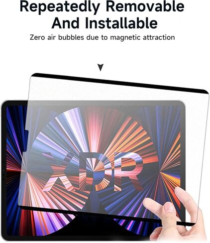 Paper-Feel Magnetic Screen Protector Compatible for iPad 10th Generation (2022), Write and Draw Like on Paper, Detachable and Reusable, Matte Finish in Saudi Arabia