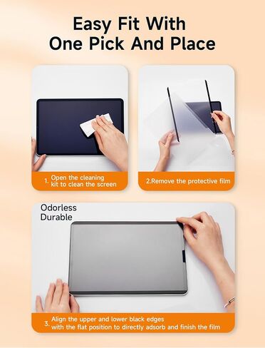 Paper-Feel Magnetic Screen Protector Compatible for iPad 10th Generation (2022), Write and Draw Like on Paper, Detachable and Reusable, Matte Finish in Saudi Arabia