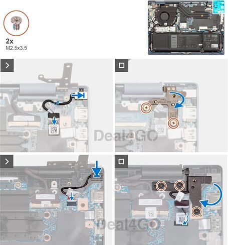 Deal4GO DC Power Jack Cable Power-Adapter Port 7NN5V 07NN5V Replacement for Dell Inspiron 16 5630 5635, 14 5420 5430 5435 in Saudi Arabia