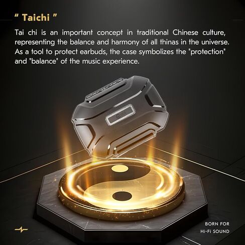 CCZ ZC01 Hard Shell IEM Case for KZ ZS10 Pro in Ear Monitor, Travel Portable Earbuds Case Waterproof Headphone Storage Box for Shure SE215, CCZ Melody, KBEAR KS1, KZ ZAR, Earphone,Earbuds(Clear Black) in Kuwait