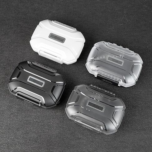 CCZ ZC01 Hard Shell IEM Case for KZ ZS10 Pro in Ear Monitor, Travel Portable Earbuds Case Waterproof Headphone Storage Box for Shure SE215, CCZ Melody, KBEAR KS1, KZ ZAR, Earphone,Earbuds(Clear Black) in Kuwait