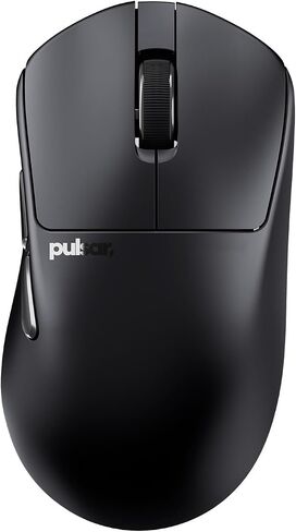 ماوس الألعاب اللاسلكي Pulsar Gaming Gears X3، خفيف الوزن للغاية (1.76 أونصة/50 جم)، مريح هجين، مفتاح بصري، 32000 نقطة في البوصة، 750 IPS، مستشعر XS-1، متوافق مع 8k (ميني، أسود) (متجدد) in Kuwait