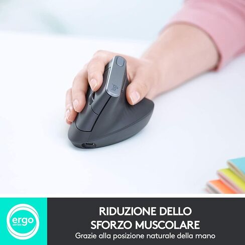 Logitech Mouse MX Vertical, 910-005448 (Renewed) in Saudi Arabia