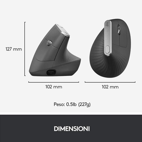 Logitech Mouse MX Vertical, 910-005448 (Renewed) in Saudi Arabia