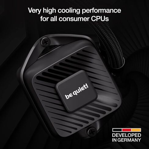 be quiet! Pure Loop 3 240 mm All-in-One Water Cooling for Slightly Overclocked AMD/Intel Systems, 2x Pure Wings 3 120 mm PWM High-Speed Fans, High Static Pressure, Whisper-Quiet PWM Pump in Saudi Arabia