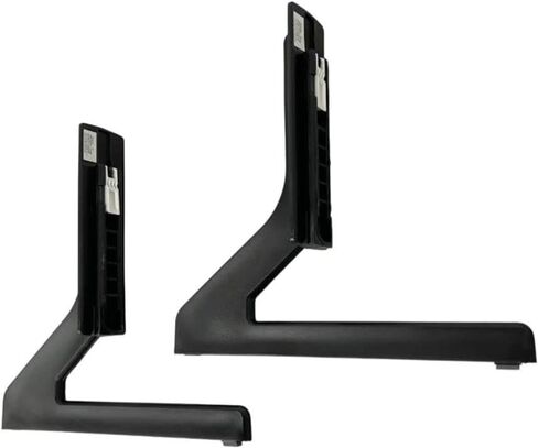 أرجل حامل قاعدة التلفزيون الأصلية لهاتف Samsung - فئة 55 بوصة Q60D موديل QN55Q60DAFXZA (لا تحتاج إلى براغي. يتم تثبيت الحامل في مكانه.) in Saudi Arabia