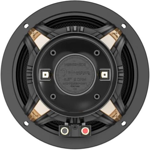 Diamond Audio MS652NEO2 Motorsport Series 6.5 بوصة مكبرات صوت نيوديميوم كاملة النطاق متحدة المحور، مقاومة للماء، 400 وات RMS 2ω in Kuwait