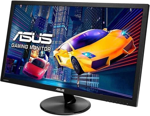 شاشة كمبيوتر ASUS رفيعة للغاية مقاس 21.5 بوصة للألعاب - دقة Full HD 1920x1080، ووقت استجابة 1 مللي ثانية، ومكبرات صوت مدمجة، ومنفذ HDMI، ومنفذ VGA - VP228HE in Saudi Arabia