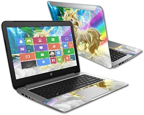 Mightyskins Skin Compatible with Hp Stream 14" (2015) Laptop Cover Wrap Sticker Skins Unicorn in Saudi Arabia
