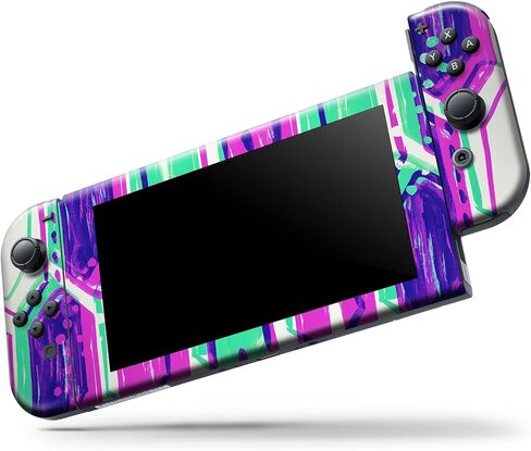 تصميم Skinz متوافق مع ملصق Nintendo DSi XL الجلدي الواقي المقاوم للخدش وقابل للإزالة من الفينيل - سداسي ضبابي نيون in Kuwait