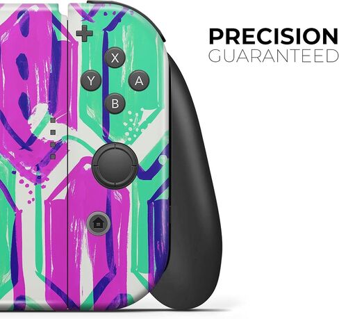 تصميم Skinz متوافق مع ملصق Nintendo DSi XL الجلدي الواقي المقاوم للخدش وقابل للإزالة من الفينيل - سداسي ضبابي نيون in Kuwait
