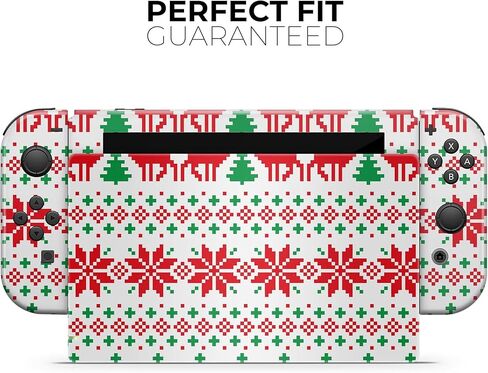 Design Skinz - Compatible with Nintendo DSi XL - Skin Decal Protective Scratch-Resistant Removable Vinyl Wrap Cover - Knitted Ugly Christmas Sweater V2 in Saudi Arabia