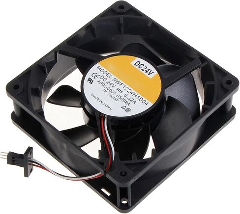 مروحة تبريد عاكسة بثلاثة أسلاك 12 سم 12038 SanAce120WF A90L-0001-0509 9WF1224H1D03 24V 0.38A محمل كروي مزدوج in Saudi Arabia
