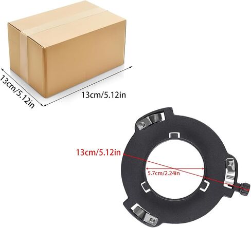 1Pc Professional Adapter Rings Converting Small Baorong Mount to Baorong for YN150 YN150S Photography Light Multifunctional Light Adapter in Saudi Arabia