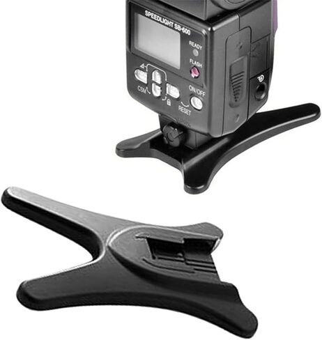 حزمة من 4 قطع من حامل إضاءة فلاش احترافي للكاميرا 1/4 بوصة حامل ثلاثي القوائم مزود بخيط Speedlight لقاعدة الحذاء الساخن للكاميرا 580EX/550EX in Kuwait
