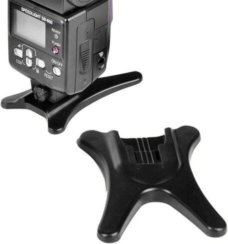 حزمة من 4 قطع من حامل إضاءة فلاش احترافي للكاميرا 1/4 بوصة حامل ثلاثي القوائم مزود بخيط Speedlight لقاعدة الحذاء الساخن للكاميرا 580EX/550EX in Kuwait