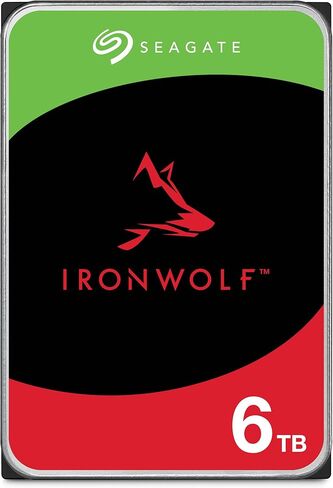 محرك الأقراص الصلبة Seagate IronWolf ST6000VN001 سعة 6 تيرابايت - داخلي 3.5 بوصة - SATA (SATA/600) in Kuwait