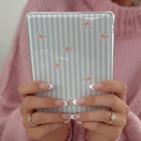 إدراج بطاقات شريط Coquette لحافظة Kindle الشفافة من الجيل الحادي عشر والثاني عشر من الورق الأبيض والملون، إدراج بطاقات مزخرفة لحافظات Kindle الشفافة WD1 in Kuwait
