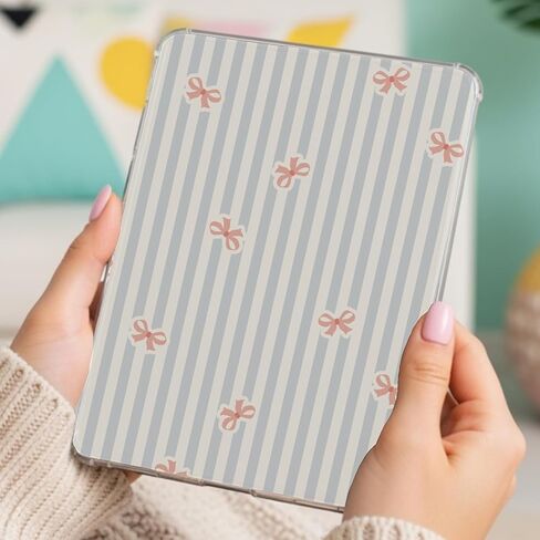 إدراج بطاقات شريط Coquette لحافظة Kindle الشفافة من الجيل الحادي عشر والثاني عشر من الورق الأبيض والملون، إدراج بطاقات مزخرفة لحافظات Kindle الشفافة WD1 in Kuwait