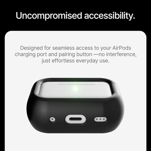 متوافق مع حافظة AirPods Pro (2024)، أغطية ألومنيوم واقية ممتصة للصدمات + تطعيمات من المطاط الصناعي، غطاء علبة شحن ملائم للانزلاق in Kuwait