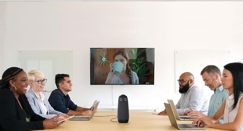 Owl Labs Meeting Owl - 360 Degree, 720p Video Conference Camera, Microphone, and Speaker (Automatic Speaker Focus, Perfect for Huddle Rooms), Black in Saudi Arabia