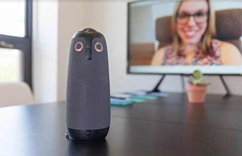 Owl Labs Meeting Owl - 360 Degree, 720p Video Conference Camera, Microphone, and Speaker (Automatic Speaker Focus, Perfect for Huddle Rooms), Black in Saudi Arabia