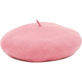 Classic French Beret Hat for Kids - Elegent Wool Beret for Girls Party Romantic French Themed Fancy Dress 4-10 Years in Kuwait