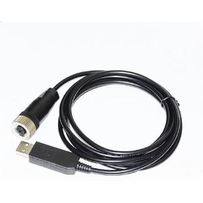 رقاقة USB إلى M12 5P أنثى RS232 محول كابل الاتصالات التسلسلية لـ ITV1000 ITV2000 ITV3000 Series E/P منظم (5 متر) in Saudi Arabia